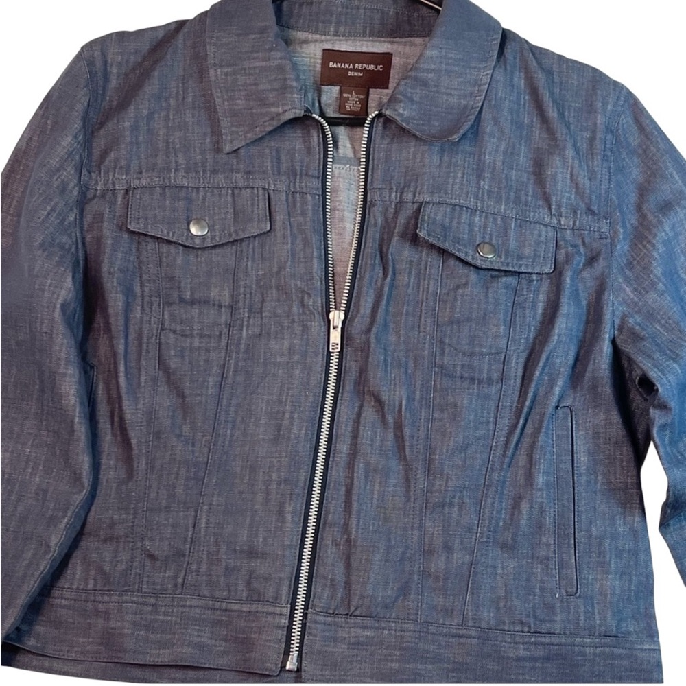 Banana Republic Blue Denim Jacket